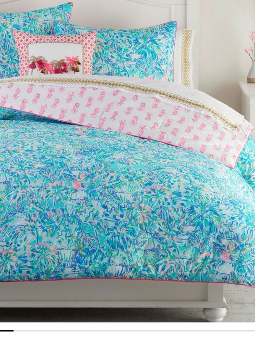 Lilly Pulitzer Pineapple
Party Comforter New